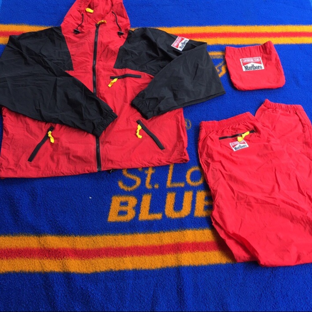 Vintage Marlboro Windbreaker Suit